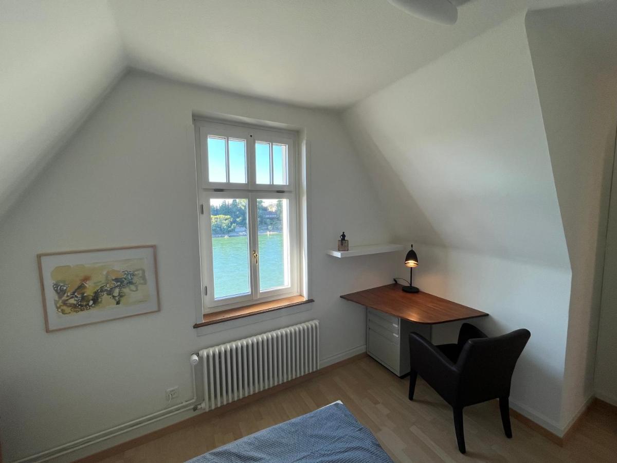 Charmante Altbauwohnung Am Rhein Basilej Exteriér fotografie