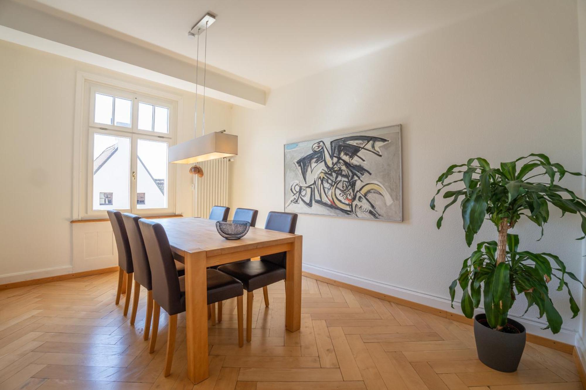 Charmante Altbauwohnung Am Rhein Basilej Exteriér fotografie