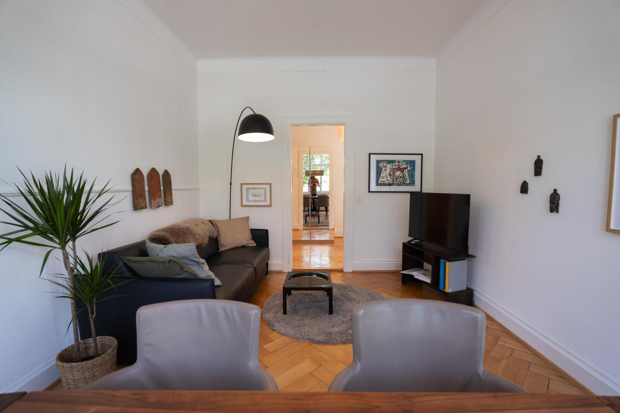 Charmante Altbauwohnung Am Rhein Basilej Exteriér fotografie