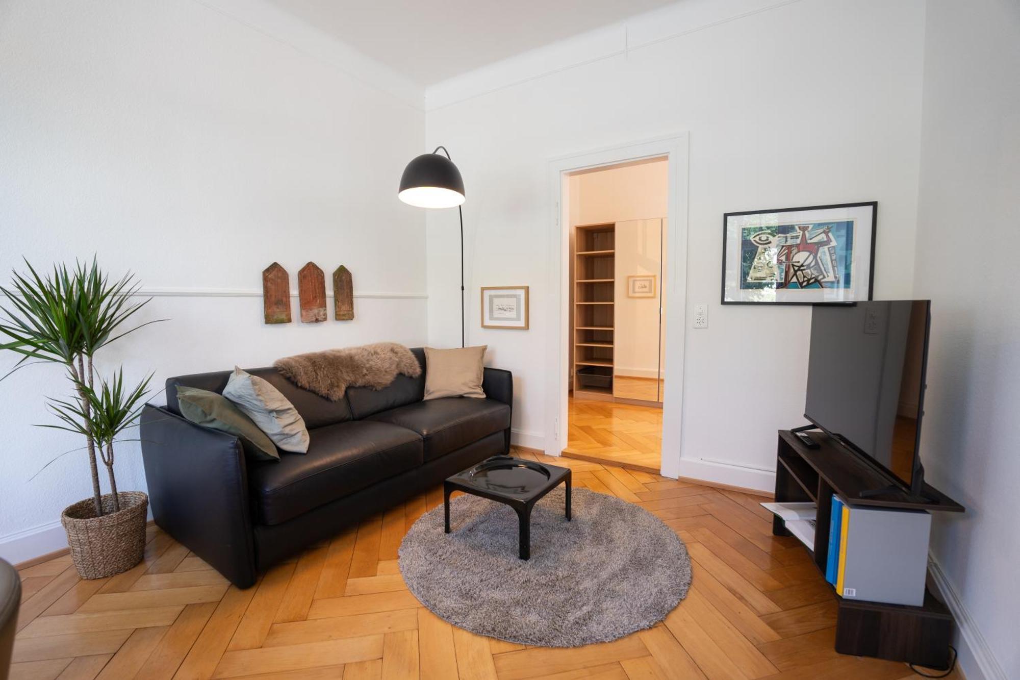 Charmante Altbauwohnung Am Rhein Basilej Exteriér fotografie