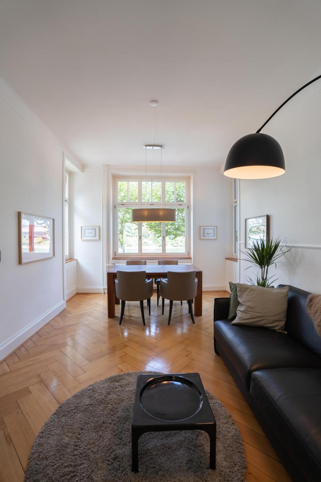 Charmante Altbauwohnung Am Rhein Basilej Exteriér fotografie